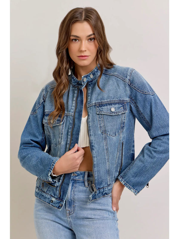 Hidden Classic Biker Jacket