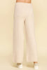 Pinch Sweater Wide Leg Pant