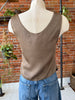 Sage Arizona Sky Ruched Front Sleeveless Top