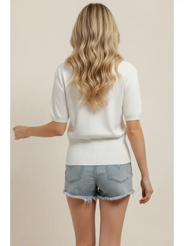 Pinch Solid V-Neck Cardigan