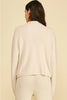 Pinch Mock Neck Long Sleeve Sweater