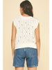 Pinch Floral Embroidered Knit Vest