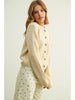 Miou Muse Button Front Knitted Cardigan
