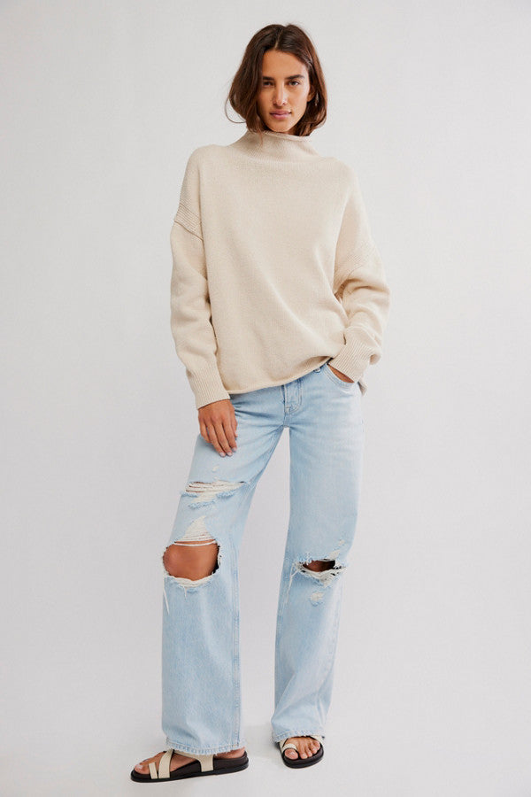Free People Torres Roll Neck Sweater