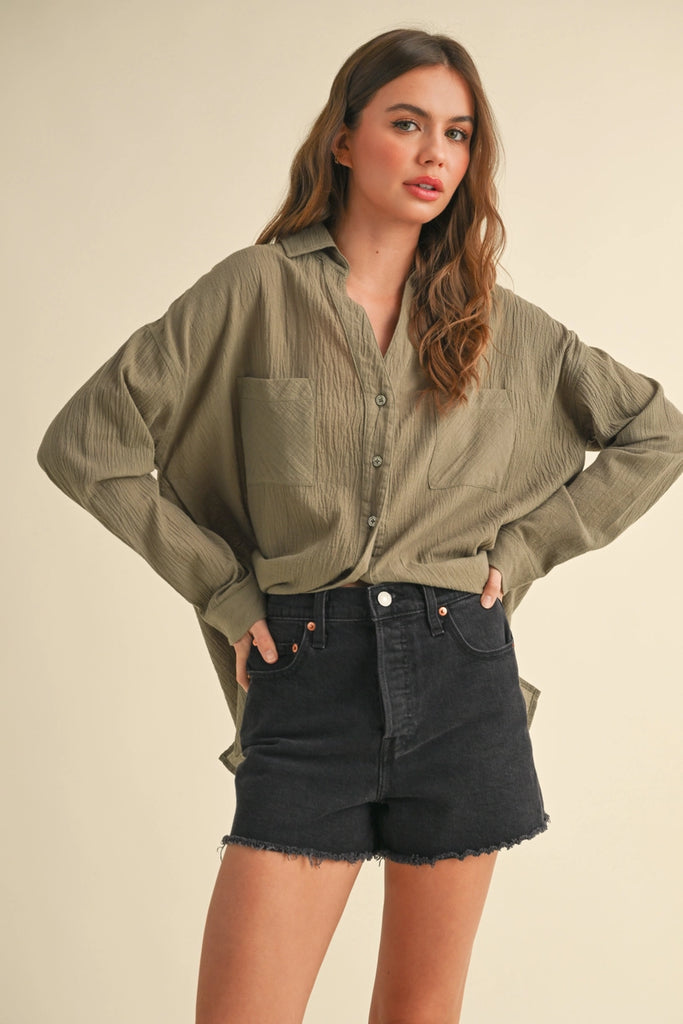 Miou Muse Button Down Shirt