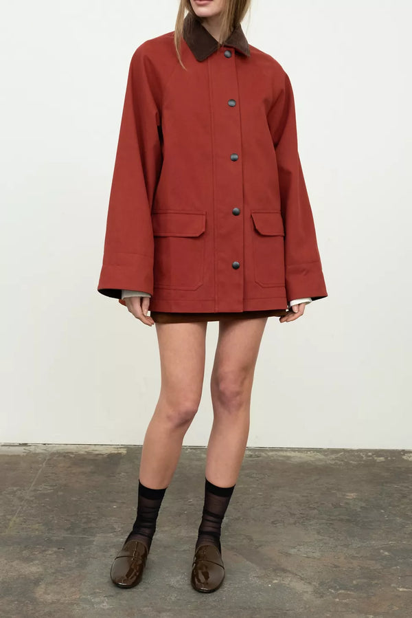 Moon River Red Barn Jacket