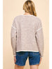 Pinch V-Neck Pullover Sweater