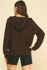 Pinch Hooded Button Down Knit Cardigan
