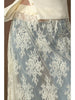 Promesa Floral Layering Lace Midi Skirt