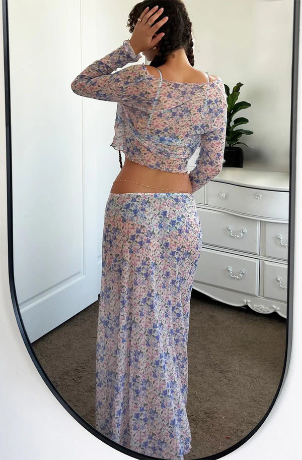 Only Hearts Pink Violet Prairie Skirt