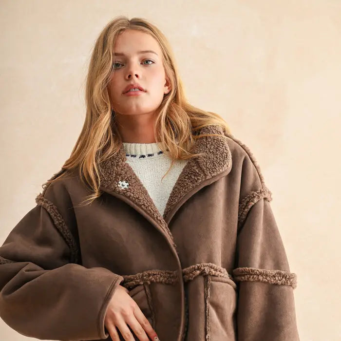 Miou Muse Reversible Suede Jacket