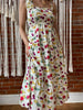 S&S Fruit Salad Tiered Dress W/ Tie Straps