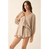 Promesa Button 3/4 Sleeve Shirt
