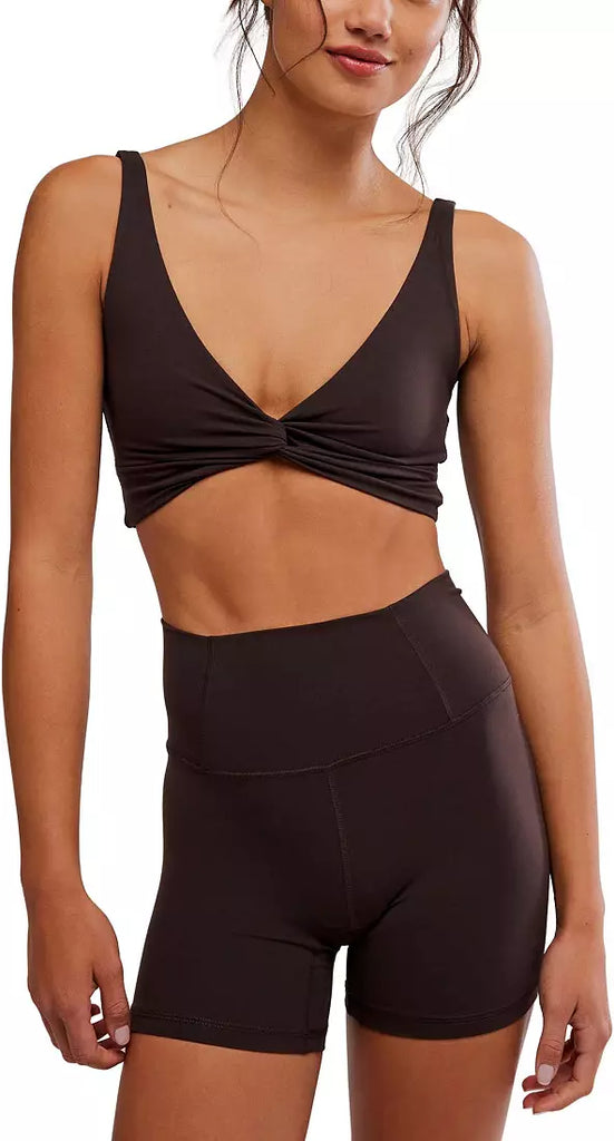 Free People Never Better Reversible Twist Crop