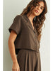 Miou Muse Soft Button Down Top