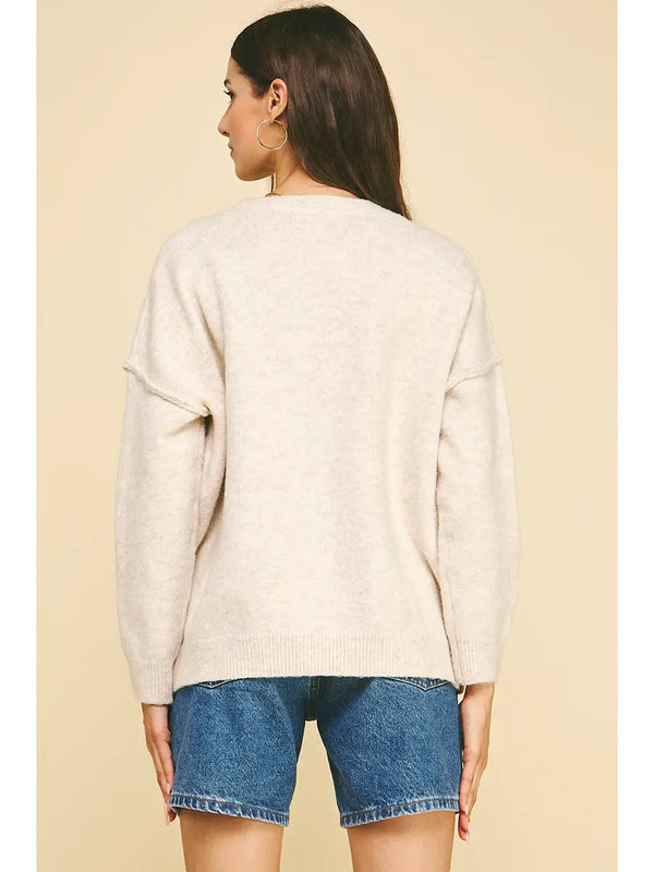 Pinch Soft yearn Knit Sweater