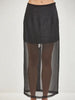 A,Ren Woven Midi Skirt