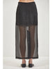 A,Ren Woven Midi Skirt