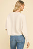 Pinch Dolman Sleeves Sweater Top