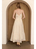 Storia Embroidered Tiered Maxi Dress