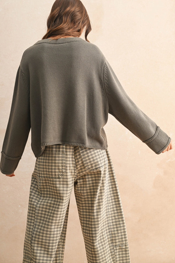 Miou Muse Knitted Sweater Top