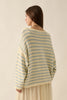Promesa Striped Knit Oversized Sweater