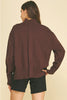 Pinch Turtle Neck Hi-Lo Sweater