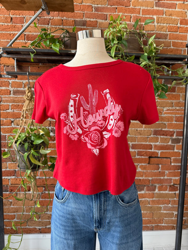 GD Howdy Horseshoe Tee