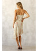 Storia Floral Ruffle Midi Dress