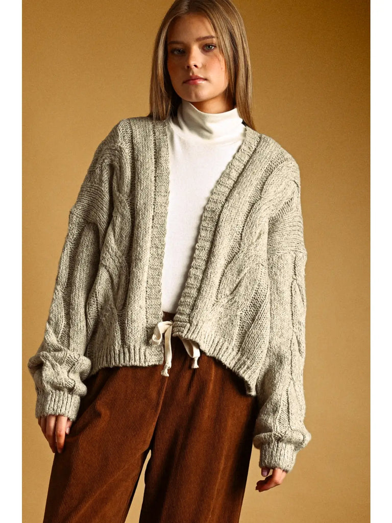 Miou Muse Cable Knit Cardigan