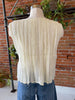 Sage Free Rider Pleated Tie Front Top