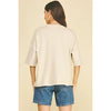Pinch Oversized Short Sleeve Knit Sweater