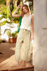 Miou Muse Multi Mix Stripe Printed Barrel Pants