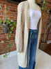 S&S Iggy Hand Knit Chunky Open Cardigan