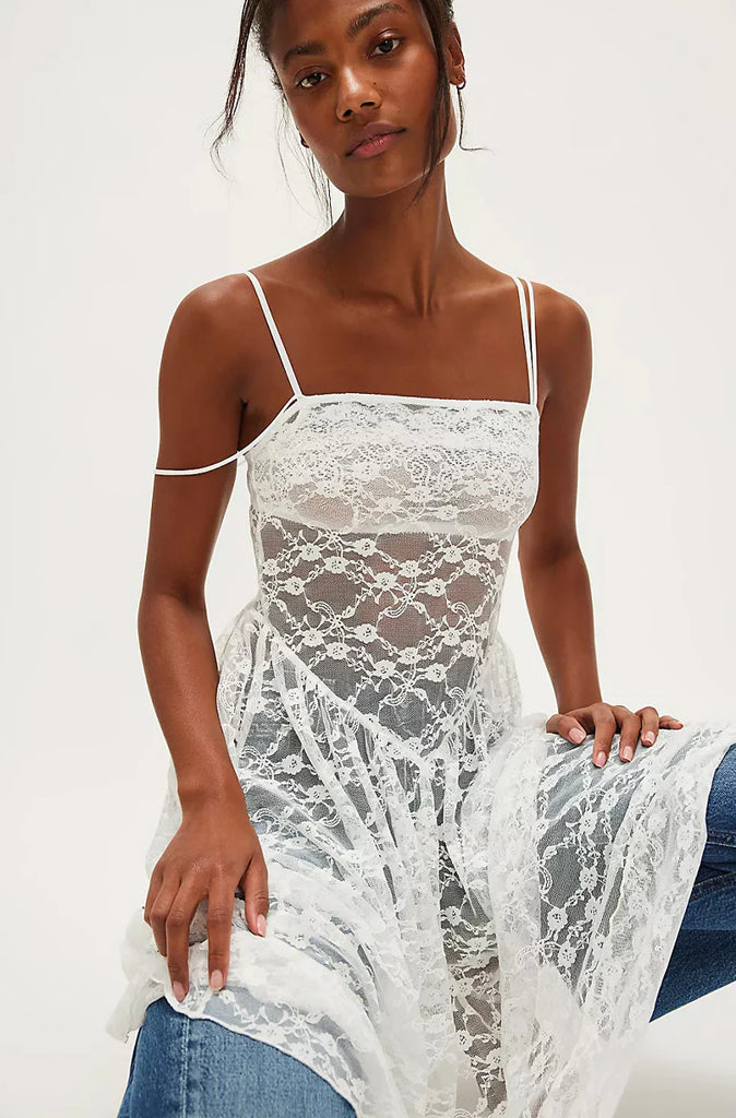 lucia lace dress White Lucia Lace Day Dress Large (12)