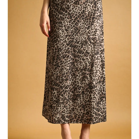 Miou Muse Leopard Maxi Skirt