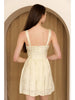 Storia Jacquard Corset Mini Dress