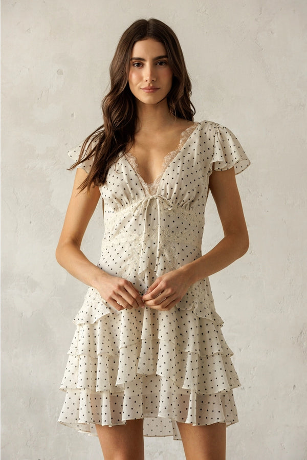 Storia Polka Dot Tiered Mini