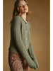 Miou Muse Button Front Sweater Knit Cardigan