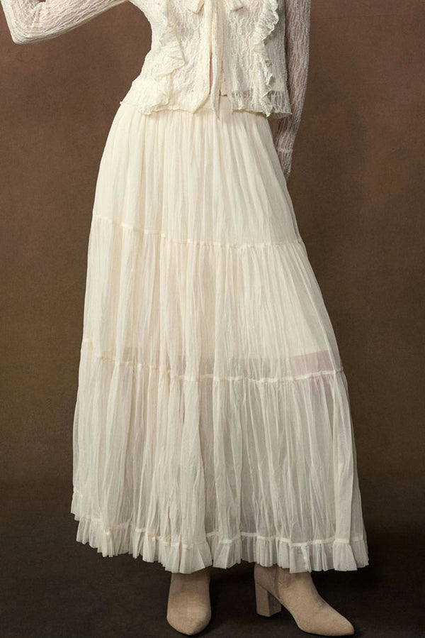 Promesa Tulle Tiered Ruffle Skirt