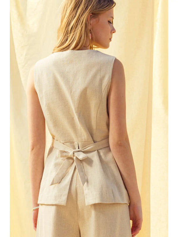 Miou Muse Linen Vest