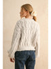 Miou Muse Scalope Cable Knit Cardigan