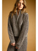 Miou Muse Two Tone Half Zip Sweater