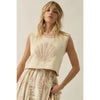 Promesa Seashell Knit Crop Top