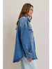 Hidden Classic Oversized Western Denim Jacket