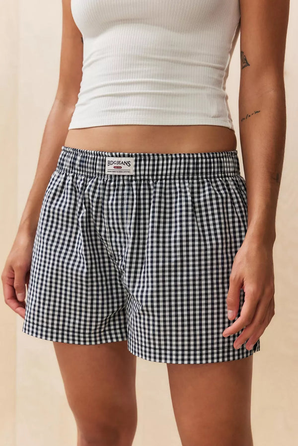 BDG Gingham Boxer Shorts