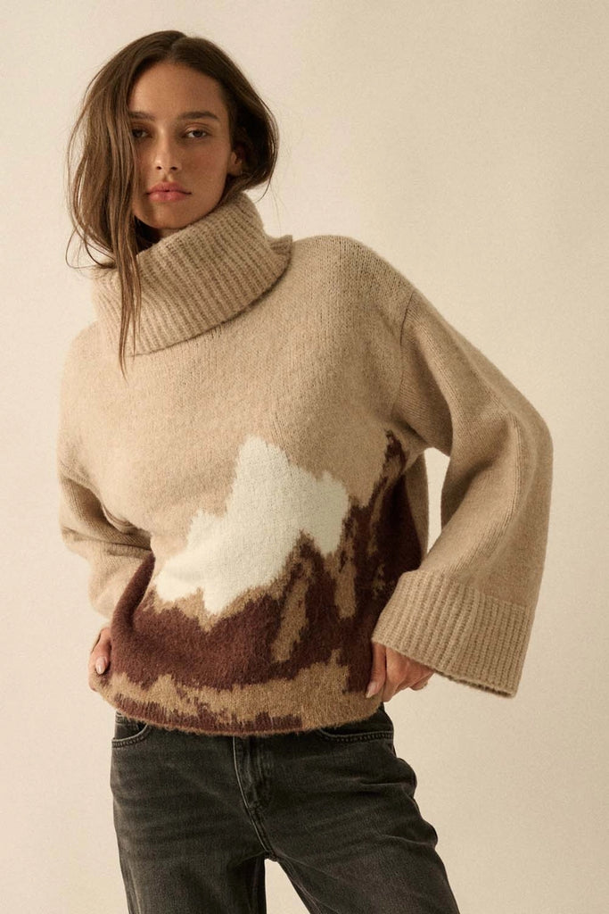Promesa Mountains Turtleneck Sweater
