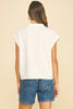 Pinch Soft Yarn Cap Sleeve Sweater