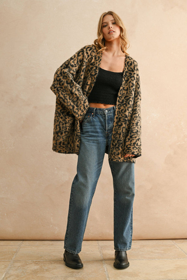 Miou Muse Leopard Cardigan