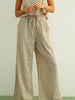 Miou Muse Mixed Gingham Straight Pants